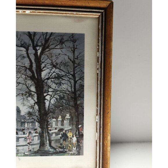 1976 Print Maurice Legendres Krisarts Buckingham Palace London Framed Vintage Ar - Picture 3 of 7